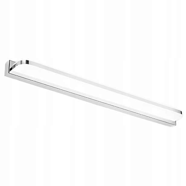 Nástěnné svítidlo nad zrcadlo stříbrné Abigali Mirror 4000K 60 cm černé