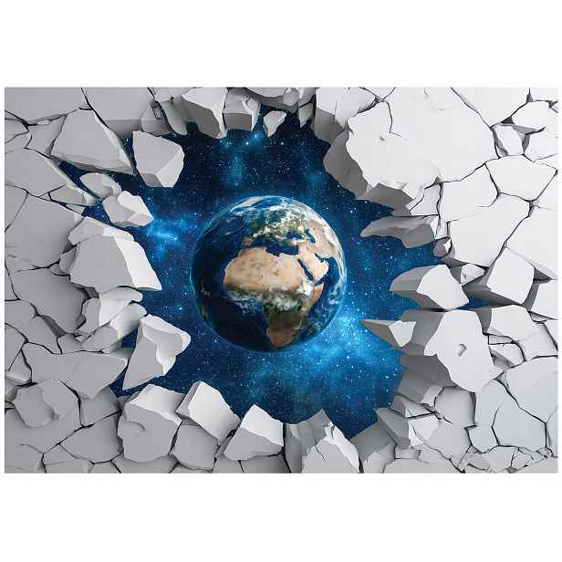 Fototapeta Pro Děti 3D Země Vesmíru Do Dětského Pokoje 150x105