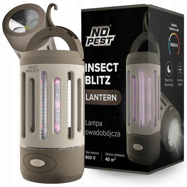 Insekticidní Lampa No Pest Past Na Komáry Mouchy Muchničky Vosy Jiný Hmyz