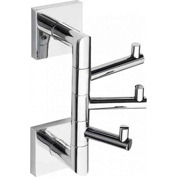 Sapho X-SQUARE - Trojháček otočný, chrom XQ204