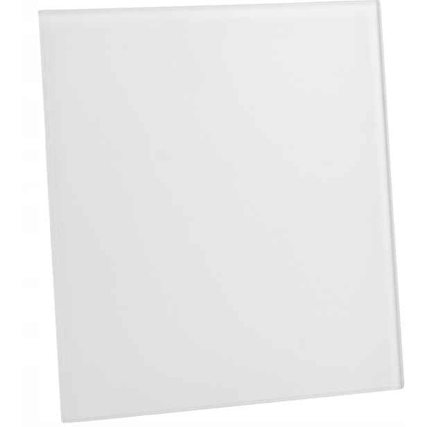 Ventilační Mřížka 15x15 Dekorativní Skleněný Panel Bílý Mat Univerzální