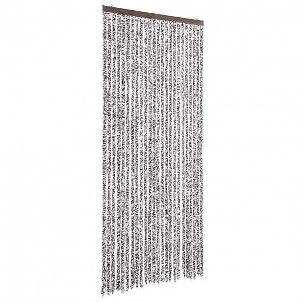 vidaXL Závěs proti hmyzu hnědý a béžový 100 x 220 cm Chenille