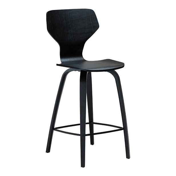 Černá barová židle (výška sedáku 65 cm) S.I.T – DAN-FORM Denmark