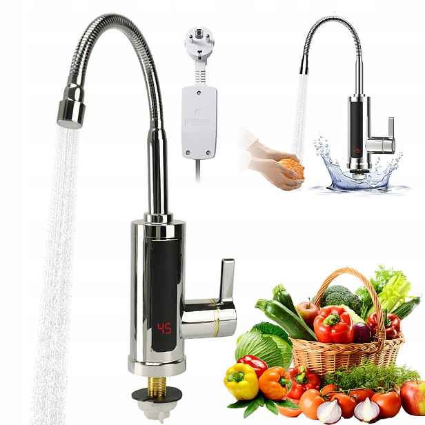 Elektrický Ohřívač Vody Blat Baterie Inox 3000W Inox LCD displej