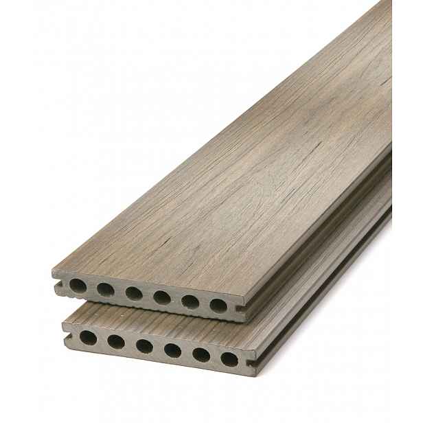 Prkno terasové dřevoplastové DŘEVOplus PROFI antique 23×138×4000 mm