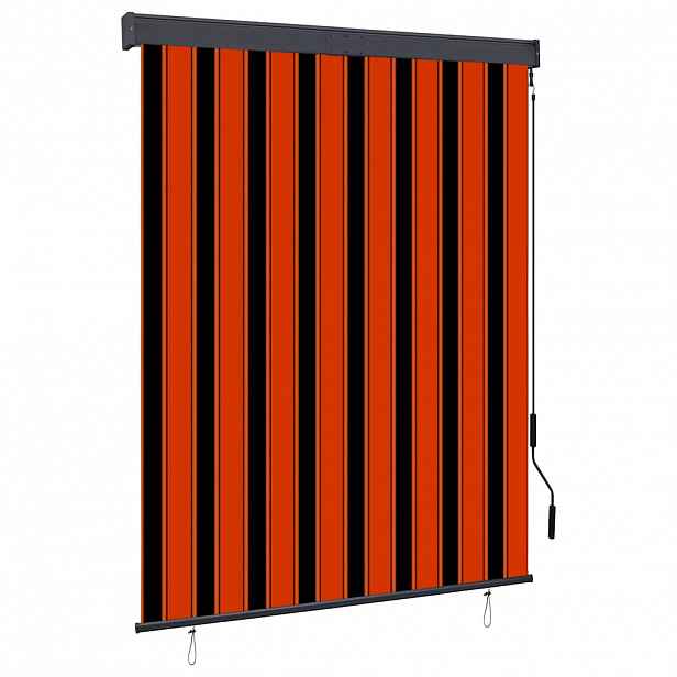 vidaXL Venkovní roleta 140 x 250 cm oranžovohnědá