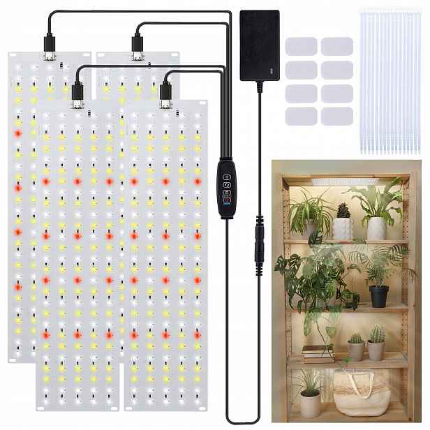 Full Spectrum Sluneční Světlo Lampa Pro Růst Pěstování Rostlin 30CM 4KS