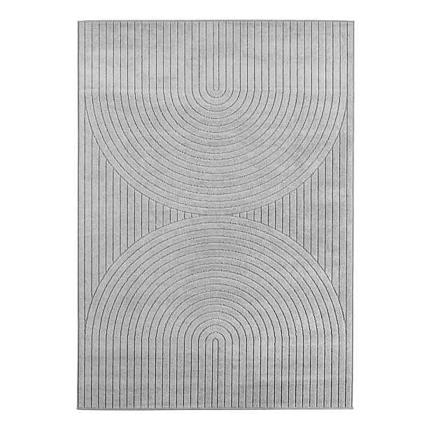 Šedý vnitřní a venkovní běhoun 80x250 cm Nova 1201 – Ayyildiz Carpets