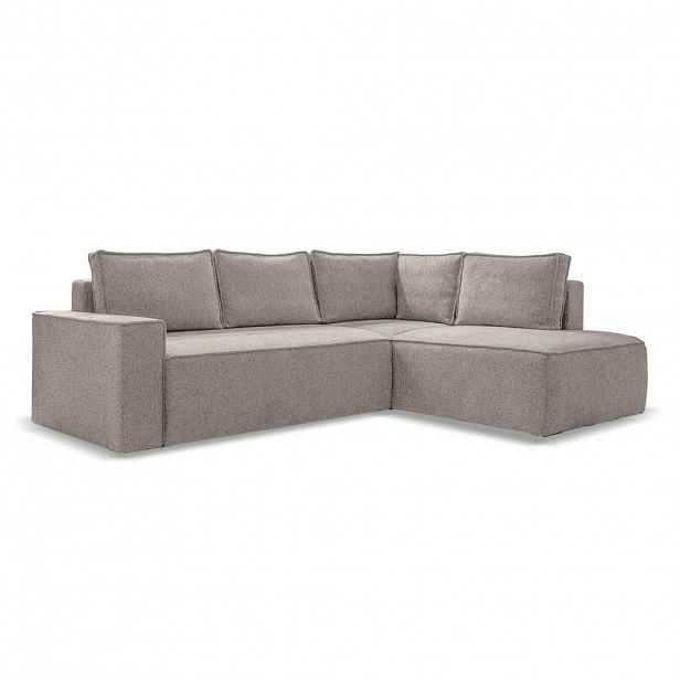 MID.YOU ROHOVÁ SEDAČKA, textil, šedá