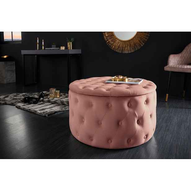 Chesterfield taburet ZETHOS Dekorhome