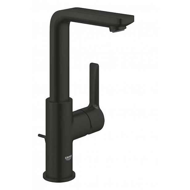 Grohe Lineare New - Umyvadlová baterie s výpustí, matná černá 232962431