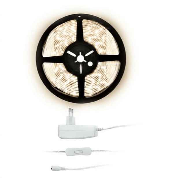 LED pásek Solight bílá kov, plast WM50N-20T