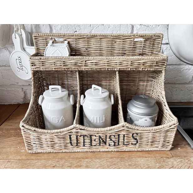 Ratanový koš Hampton "Utensils" na kuchyňské náčiní a příbory