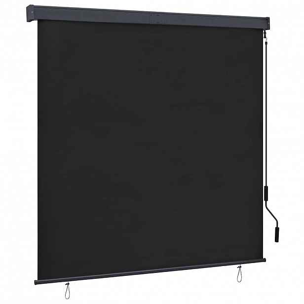 vidaXL Venkovní roleta 160 x 250 cm antracitová