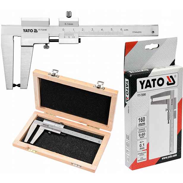 Yato Posuvné Měřítko Pro Měření Brzdových Kotoučů 0-60 MM