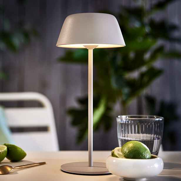 Butlers LIGHT UP LED Stolní lampa 27 cm - béžová