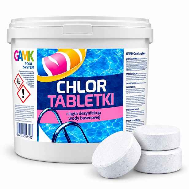 Trvalá Dezinfekce Vody Chlor 3 Kg Tablety 200 G Do Bazénu Bazénová Chemie