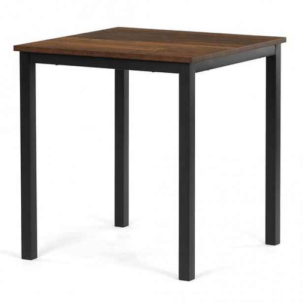 Jídelní stůl Autronic 70x70 cm Hnědá Melamin GDT-201 OLW2