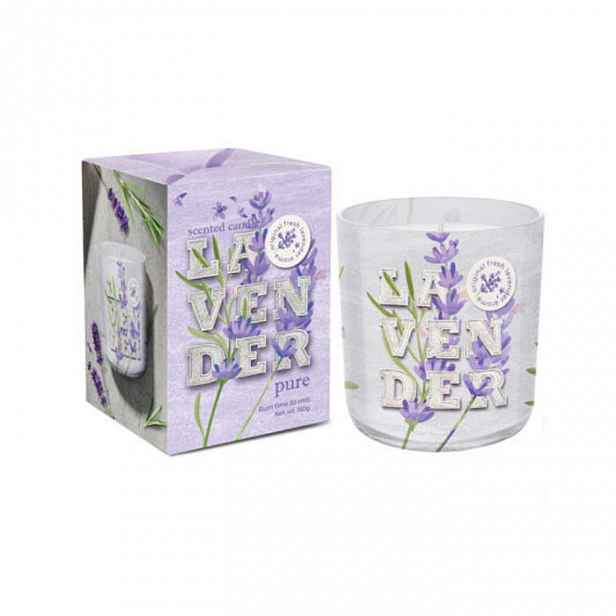 Svíčka vonná sklo Lavender Pure