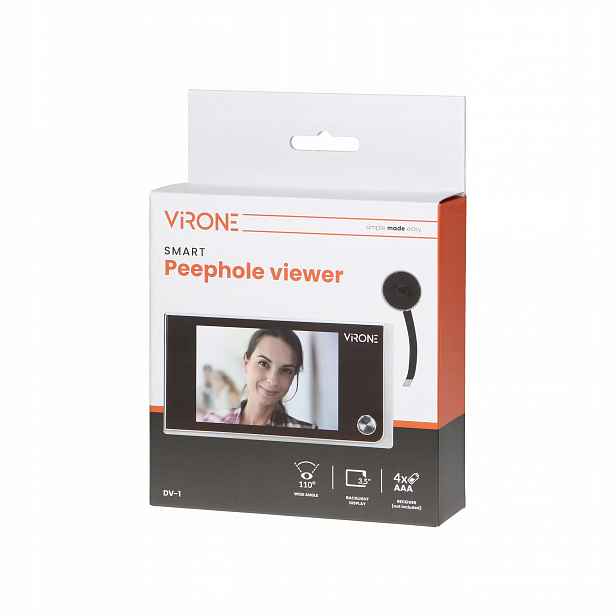 Elektronický Kukátko Virone 14 mm 50–100 mm 110°