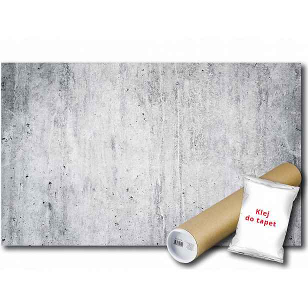 Fototapeta Flizelina Surový Beton Stěna Zeď Šedá Imitace 254x184