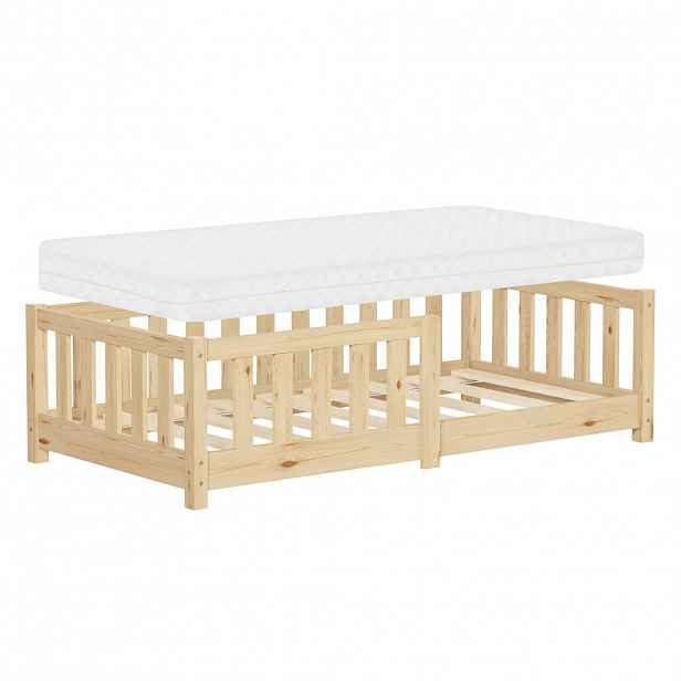ML-DESIGN DĚTSKÁ postýlka 70x140 cm přírodní s matrací