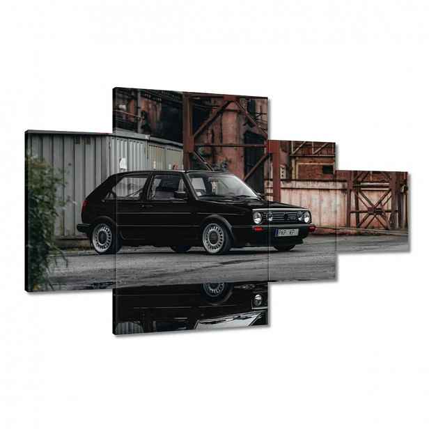 Obrazy 130x80 Černý Vw Golf