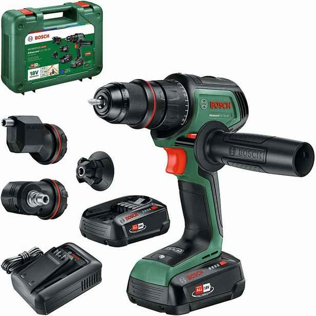 Bosch - 18V AKU vrtací šroubovák, 2x aku 2,5 Ah, nabíječka 06039E2004