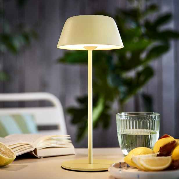 Butlers LIGHT UP LED Stolní lampa 27 cm - žlutá