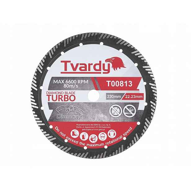 Diamantový Kotouč Turbo Pro Asfalt Kámen Mramor Granit 230 mm T00813 Tvardy