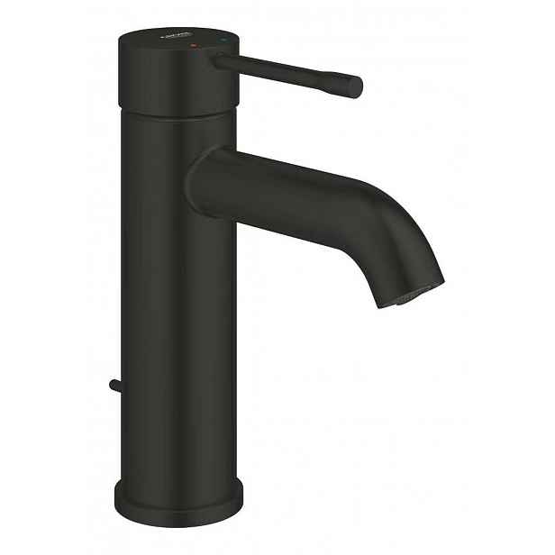 Grohe Essence New - Umyvadlová baterie s výpustí, matná černá 235892431