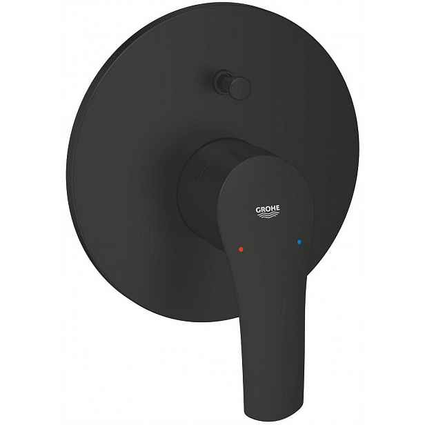 Grohe Eurosmart Páková Vanová Baterie, Černá Matná