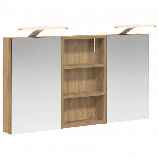 vidaXL Sada koupelnových skříněk 3 ks 90 x 10,5 x 50 cm
