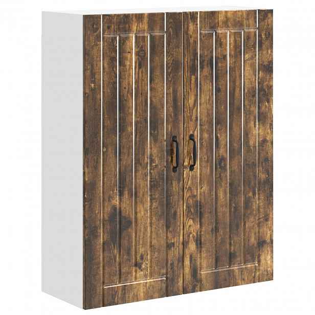 vidaXL Nástěnná skříňka LUCCA Kouřový dub 80 x 31 x 100 cm