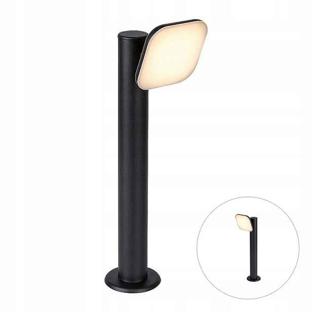Zahradní Led sloupek 12W 3000K IP44 Černý Hliník 50cm Odiel Rabalux