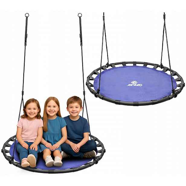 Velká Zahradní Houpačka Závěsné Houpací Hnízdo pro Děti Odolná 120cm