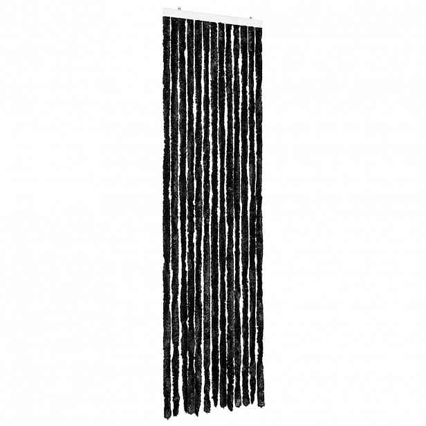 vidaXL Závěs proti hmyzu antracitový 56 x 185 cm Chenille
