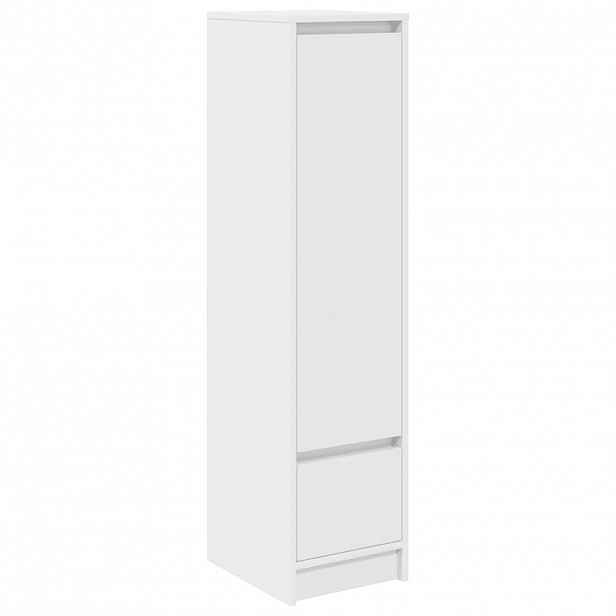 vidaXL Highboard White 29,5x34x119,5 cm Dřevěná konstrukce
