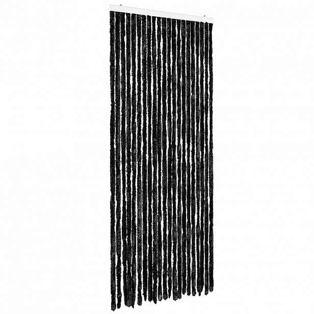 vidaXL Závěs proti hmyzu antracitový 90 x 220 cm Chenille