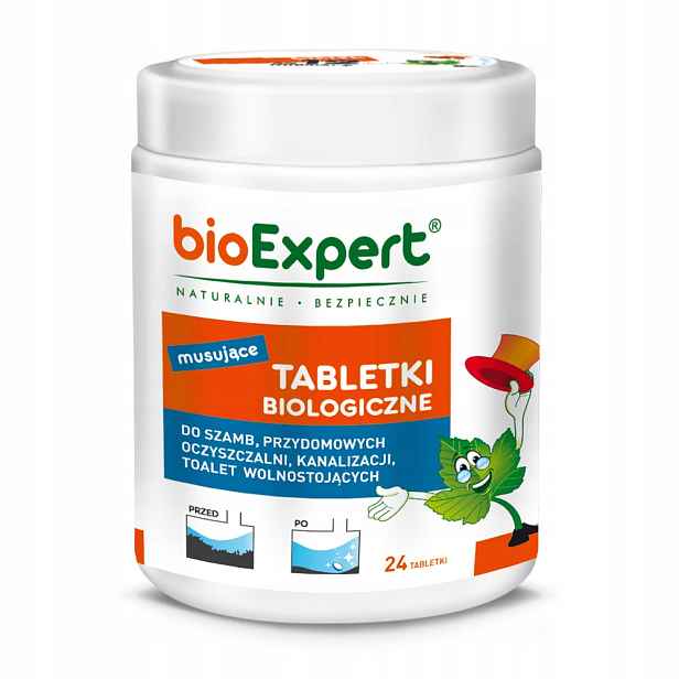 Bakterie do septiku Šumivé Bio tablety na rok 24 ks bioExpert
