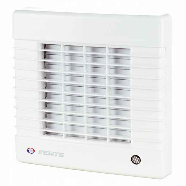 Koupelnový Ventilátor FI100 mm Osový S Automatickou Žaluzií A Časovačem Vents