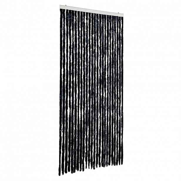 vidaXL Závěs proti hmyzu antracitový 100 x 220 cm Chenille