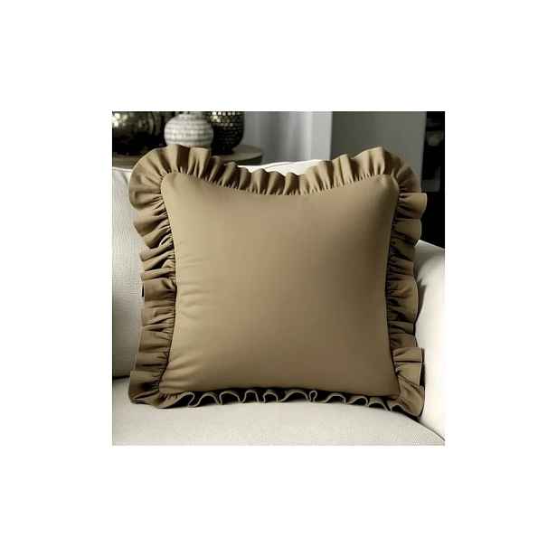 Povlak na polštář s příměsí bavlny 40x40 cm Ruffled – Mila Home