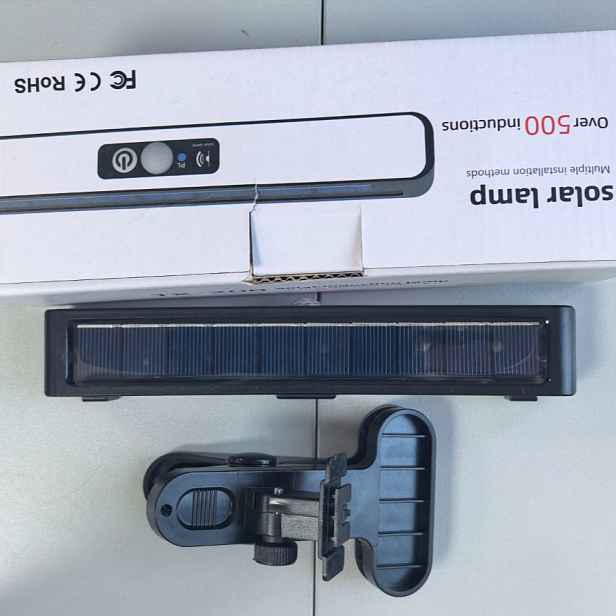 TEMU 2v1 Svítidlo + Klip: Ultra-jasné solární klipové krajinné světlo s pohybovým senzorem, 1200mAh nabíjecí baterie, design - Vhodné pro snadnou