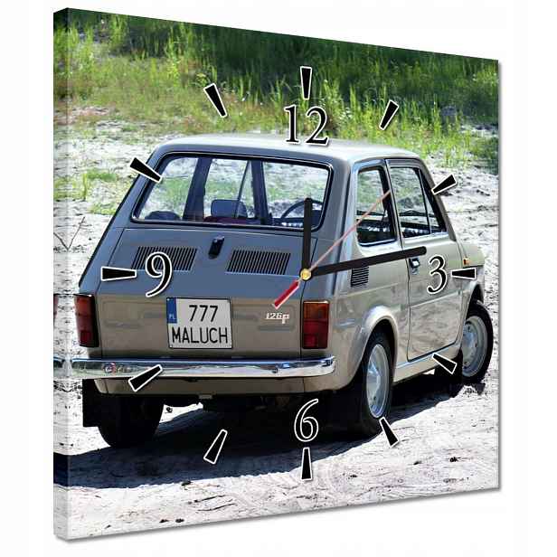 Hodiny 30x30 Batole Fiat 126p Miminko
