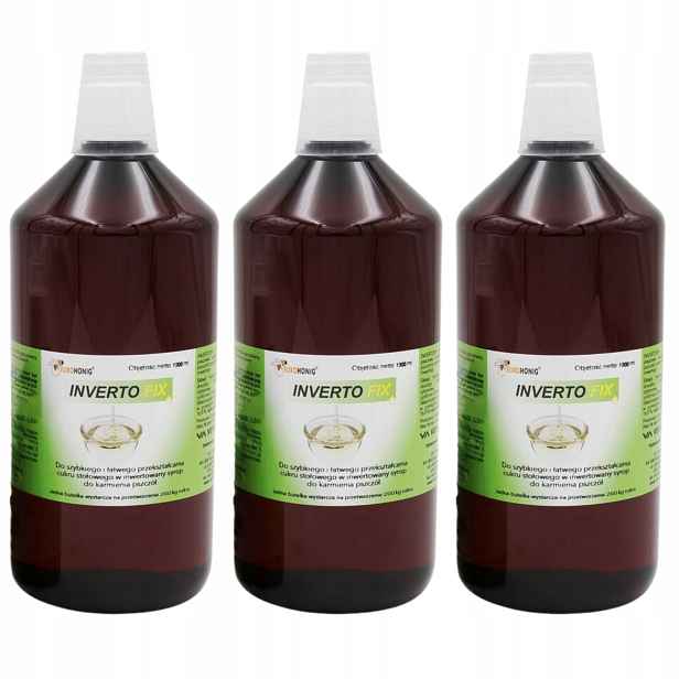 Invertofix 3 x 1L pro výrobu invertního sirupu enzymy Na 600 Kg Cukru