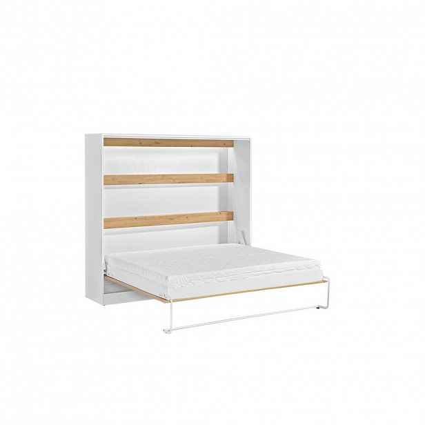 Kaiser Möbel SKLÁPĚCÍ POSTEL Perfekt 160x200 horizontální s matrací Dub + Černá