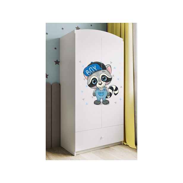 Kocot kids Dětská skříň Babydreams 90 cm mýval bílá