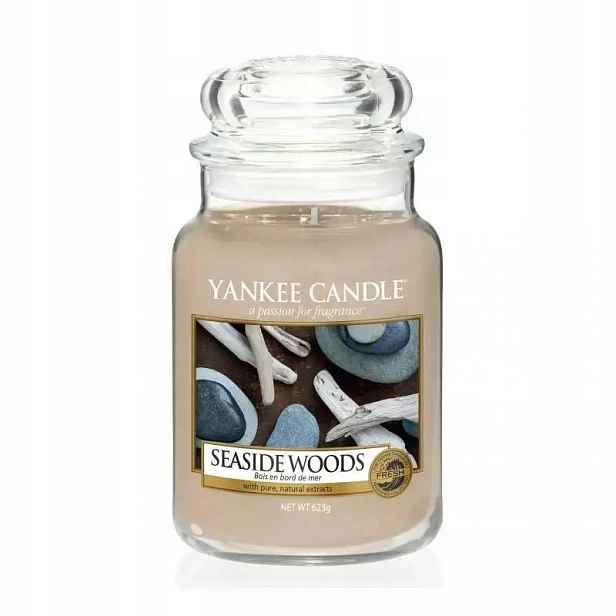 Yankee Candle Vonná svíčka velká sklenice Seaside Wood 623 g