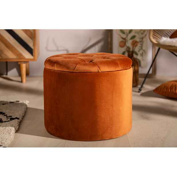 Chesterfield taburet ZETHOS Dekorhome